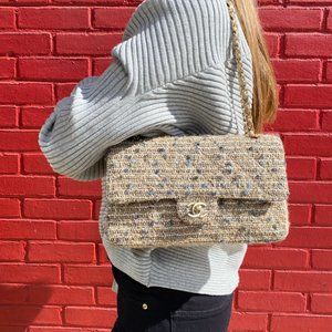 Chanel Medium Double Flap - Classic Tweed